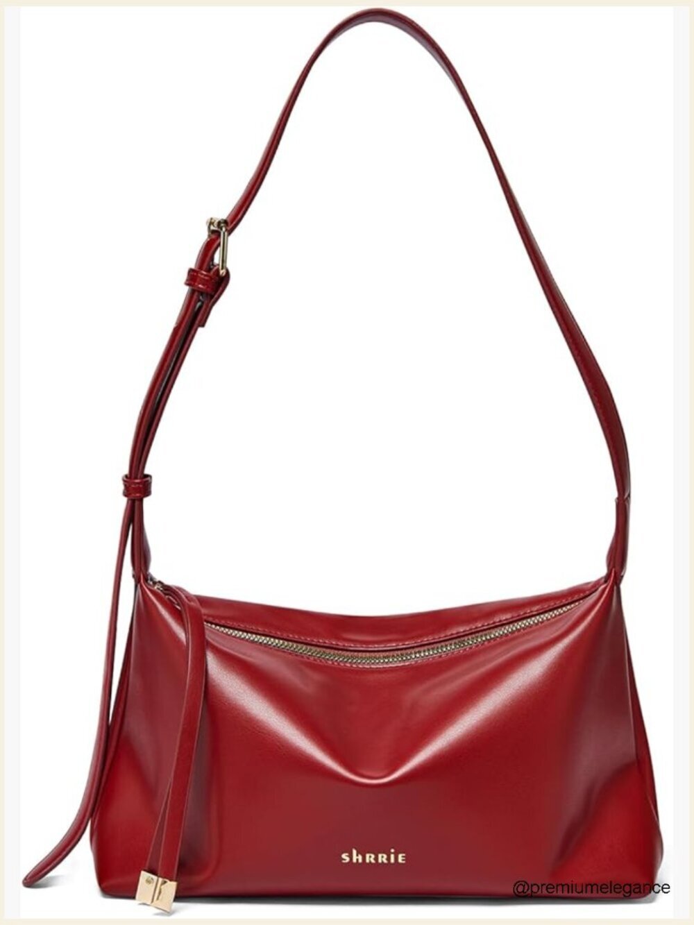 Quilted Vegan Leather Shoulder Bag with Wide Adjustable Strap